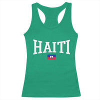 Haiti Haitian Flag Caribbean Souvenir Racerback Tank Top Vintage Varsity Sports