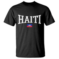 Haiti Haitian Flag Caribbean Souvenir T Shirt Vintage Varsity Sports