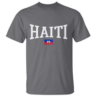 Haiti Haitian Flag Caribbean Souvenir T Shirt Vintage Varsity Sports