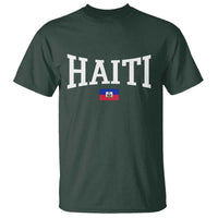 Haiti Haitian Flag Caribbean Souvenir T Shirt Vintage Varsity Sports