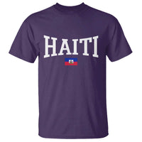 Haiti Haitian Flag Caribbean Souvenir T Shirt Vintage Varsity Sports