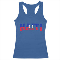Vintage Haiti Racerback Tank Top Varsity Haitian Flag Classic Haitian Pride College Style
