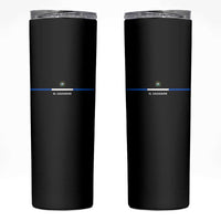 El Salvador Skinny Tumbler Vintage Salvadoran Flag Independence Day - Wonder Print Shop