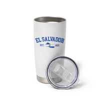 Vintage El Salvador Map Tumbler Cup Salvadoran Independence Day Jersey Letters - Wonder Print Shop