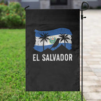 El Salvador Flag Garden Flag Salvadoran Pride Torogoz Bird Palm Tree Volcano - Wonder Print Shop