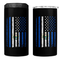Salvadoran America Flag 4 in 1 Can Cooler Tumbler El Salvador USA Patriotic - Wonder Print Shop