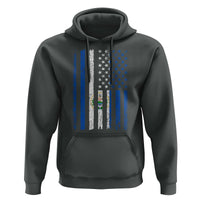 Salvadoran America Flag Hoodie El Salvador USA Patriotic - Wonder Print Shop