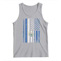 Salvadoran America Flag Tank Top El Salvador USA Patriotic - Wonder Print Shop