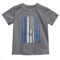 Salvadoran America Flag Toddler T Shirt El Salvador USA Patriotic - Wonder Print Shop