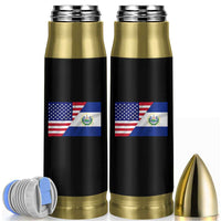 El Salvador American Flag Bullet Tumbler Salvadoran USA Pride Heritage Roots - Wonder Print Shop