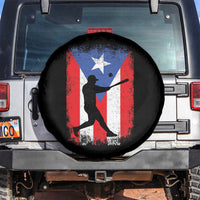 Puerto Rico Flag Baseball Spare Tire Cover Cool Distressed Jersey Gift Boricua Boys - Wonder Print Shop