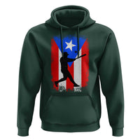 Puerto Rico Flag Baseball Hoodie Cool Distressed Jersey Gift Boricua Boys - Wonder Print Shop