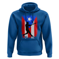 Puerto Rico Flag Baseball Hoodie Cool Distressed Jersey Gift Boricua Boys - Wonder Print Shop