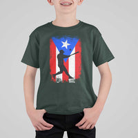 Puerto Rico Flag Baseball T Shirt For Kid Cool Distressed Jersey Gift Boricua Boys - Wonder Print Shop