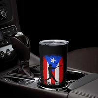 Puerto Rico Flag Baseball Tumbler Cup Cool Distressed Jersey Gift Boricua Boys - Wonder Print Shop