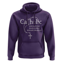 Catholic God Loving Mass Going Rosary Praying Faith Hoodie Jesus Eucharist Christianity