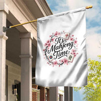 Mahjong Garden Flag Floral Mah Jongg
