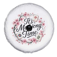 Mahjong Spare Tire Cover Floral Mah Jongg