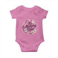 Mahjong Baby Onesie Floral Mah Jongg
