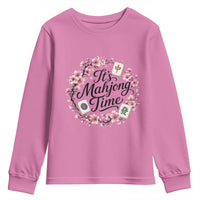 Mahjong Youth Sweatshirt Floral Mah Jongg