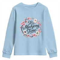 Mahjong Youth Sweatshirt Floral Mah Jongg