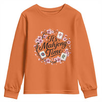Mahjong Youth Sweatshirt Floral Mah Jongg