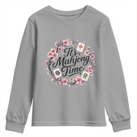 Mahjong Youth Sweatshirt Floral Mah Jongg