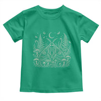 Mothman Toddler T Shirt Vintage Cryptid Graphic Gothic Forest Moth Mushroom Folklore Gift
