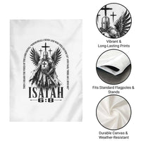 Here Am I Send Me Isaiah 6 8 Catholic Knight Templar Crusader Faith Garden Flag