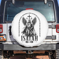 Here Am I Send Me Isaiah 6 8 Catholic Knight Templar Crusader Faith Spare Tire Cover