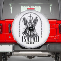 Here Am I Send Me Isaiah 6 8 Catholic Knight Templar Crusader Faith Spare Tire Cover