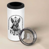 Here Am I Send Me Isaiah 6 8 Catholic Knight Templar Crusader Faith 4 in 1 Can Cooler Tumbler