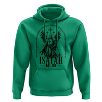 Here Am I Send Me Isaiah 6 8 Catholic Knight Templar Crusader Faith Hoodie