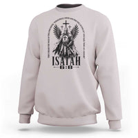 Here Am I Send Me Isaiah 6 8 Catholic Knight Templar Crusader Faith Sweatshirt