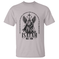 Here Am I Send Me Isaiah 6 8 Catholic Knight Templar Crusader Faith T Shirt