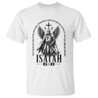 Here Am I Send Me Isaiah 6 8 Catholic Knight Templar Crusader Faith T Shirt