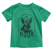 Here Am I Send Me Isaiah 6 8 Catholic Knight Templar Crusader Faith Toddler T Shirt