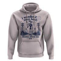 Funny Siren Head Hoodie I Wonder If Siren Head Thinks About Me Too Weirdcore Cryptid Lovers