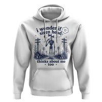 Funny Siren Head Hoodie I Wonder If Siren Head Thinks About Me Too Weirdcore Cryptid Lovers