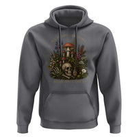 All Plants Are Edible Some Only Once Hoodie Vintage Botanical Mushroom Skull Gothic Plant Lover