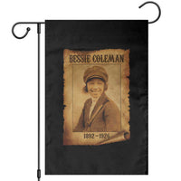 Bessie Coleman First African American Female Pilot Garden Flag Black History - Wonder Print Shop