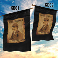 Bessie Coleman First African American Female Pilot Garden Flag Black History - Wonder Print Shop