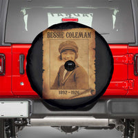 Bessie Coleman First African American Female Pilot Spare Tire Cover Black History - Wonder Print Shop