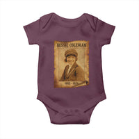 Bessie Coleman First African American Female Pilot Baby Onesie Black History - Wonder Print Shop