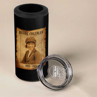 Bessie Coleman First African American Female Pilot 4 in 1 Can Cooler Tumbler Black History - Wonder Print Shop
