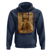 Bessie Coleman First African American Female Pilot Hoodie Black History - Wonder Print Shop