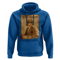 Bessie Coleman First African American Female Pilot Hoodie Black History - Wonder Print Shop