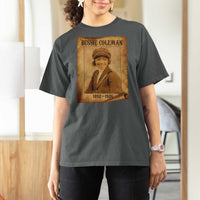 Bessie Coleman First African American Female Pilot T Shirt For Women Black History - Wonder Print Shop