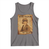 Bessie Coleman First African American Female Pilot Tank Top Black History - Wonder Print Shop