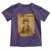 Bessie Coleman First African American Female Pilot Toddler T Shirt Black History - Wonder Print Shop